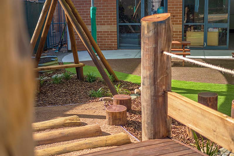 Customer-made-timber-bridge-playground-landscape-construction